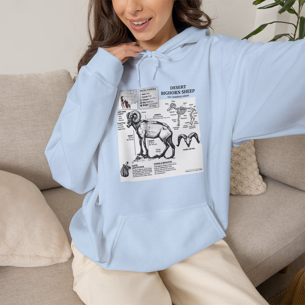 Dog Anatomy Hoodie – Vintage Canine Diagram Sweatshirt