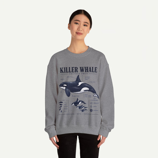 Killer Whale Anatomy Sweatshirt