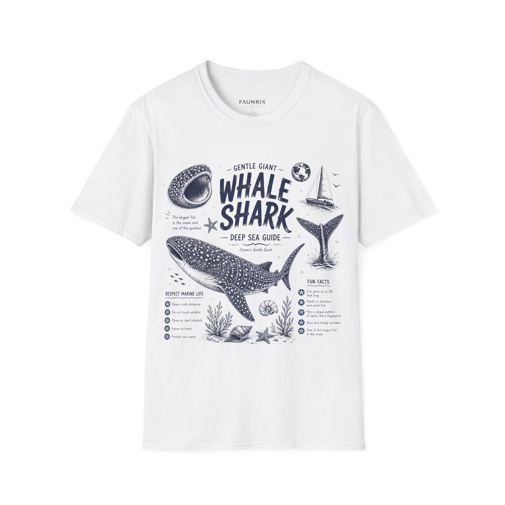 Whale Shark Anatomy T-Shirt — Deep Sea Guide Graphic Tee