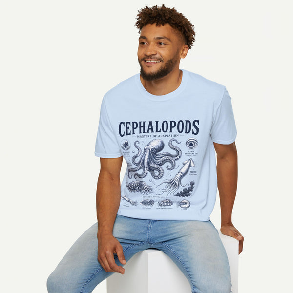 Cephalopods T-Shirt — Masters of Adaptation Vintage Octopus Graphic Tee