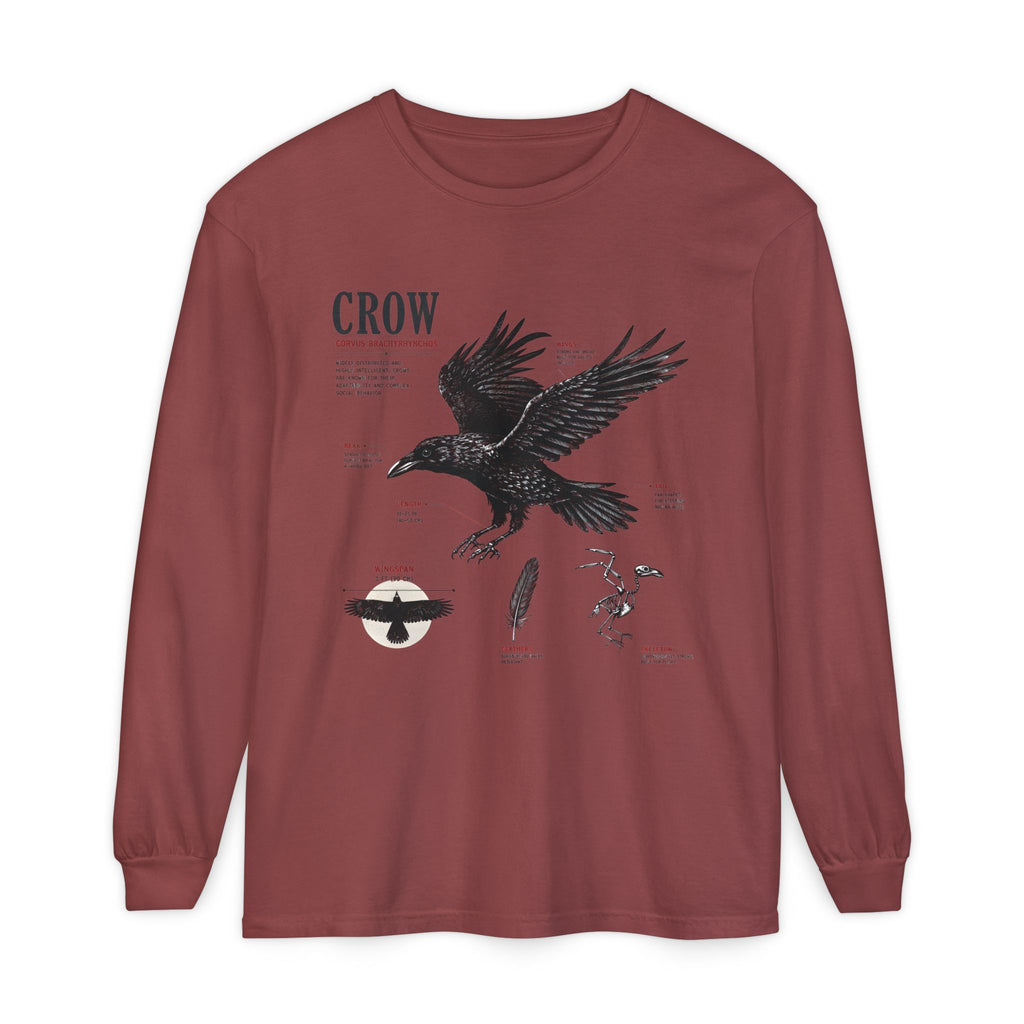 Crow Anatomy Long Sleeve Tee