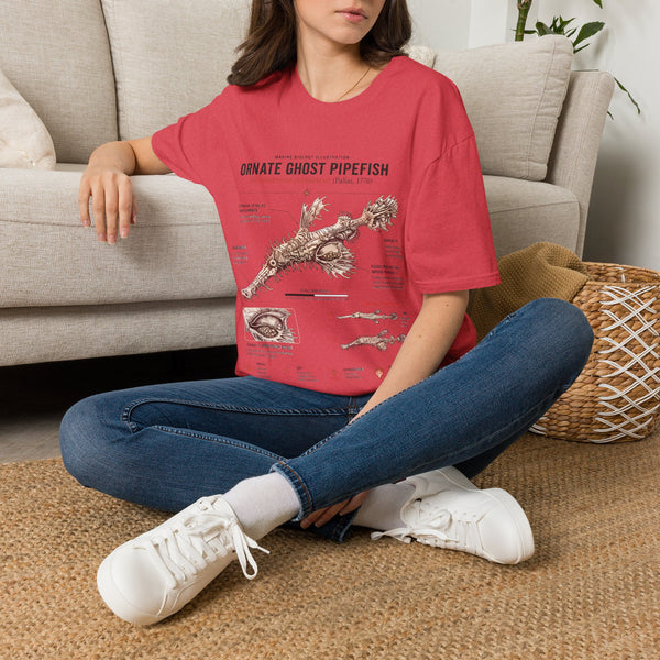 Ornate Ghost Pipefish Anatomy T-Shirt