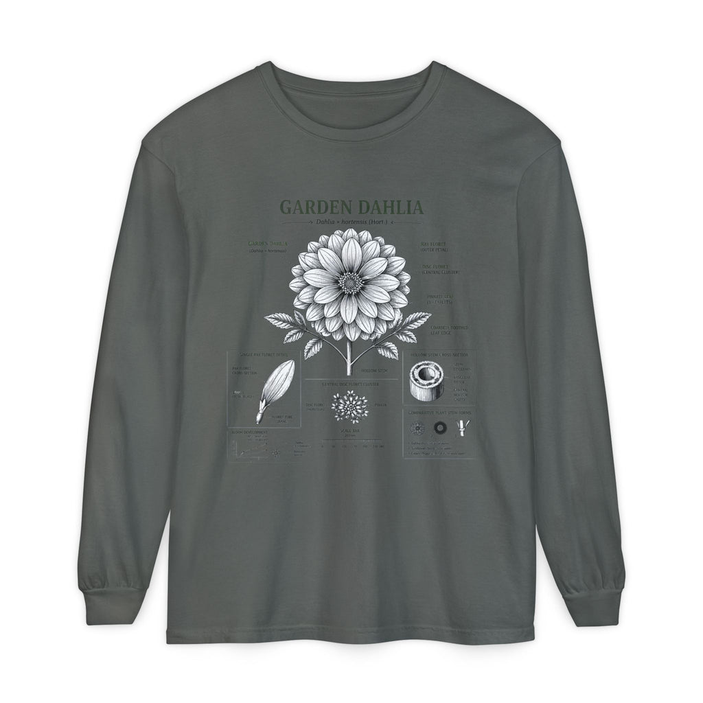 Garden Dahlia Botanical Long Sleeve Tee