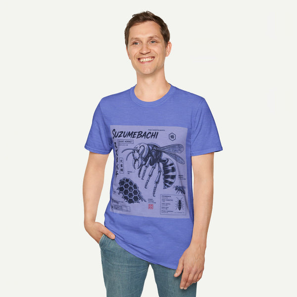 Suzumebachi Giant Hornet Anatomy T-Shirt — Japanese Illustration Graphic Tee