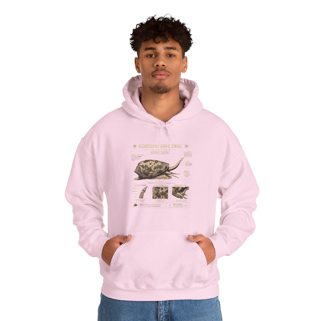 Turtle Anatomy Hoodie — Vintage Sea Turtle Illustration, "Be Different, Embrace Your Shell" Sweatshirt
