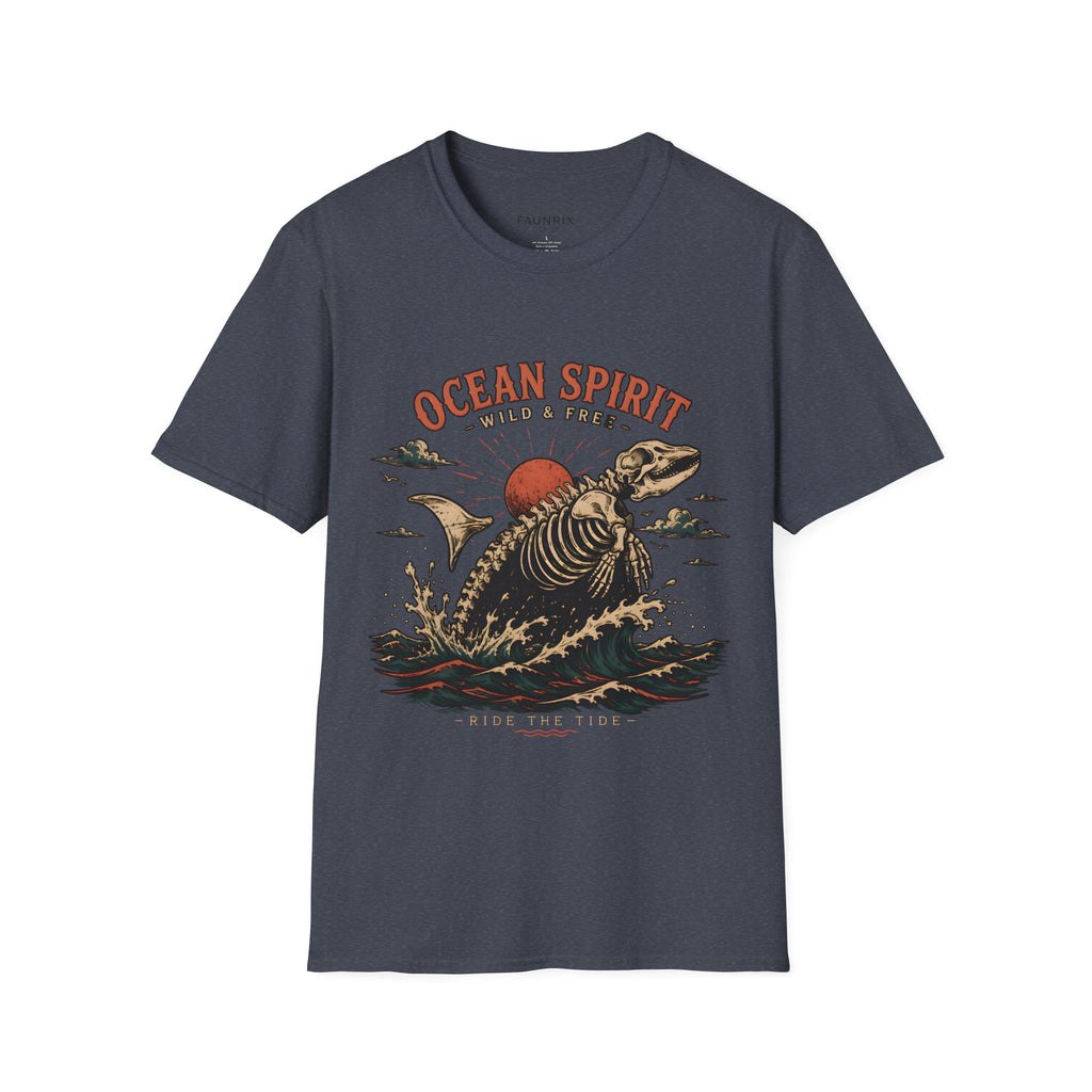 Ocean Spirit T-Shirt — Wild & Free Sea Turtle Graphic Tee