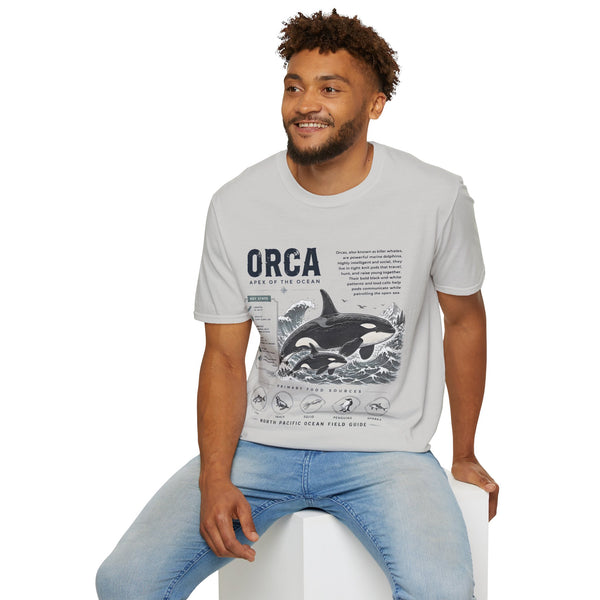 Orca Apex of the Ocean Anatomy T-Shirt – Vintage Marine Whale Illustration Tee