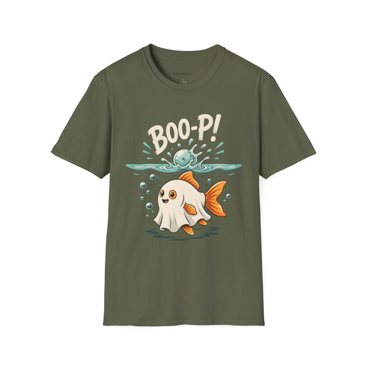 Ghost Fish T-Shirt — Cute Boo-P!Halloween Graphic Tee