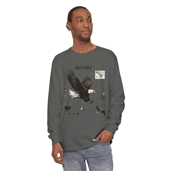 Bald Eagle Anatomy Long Sleeve Tee