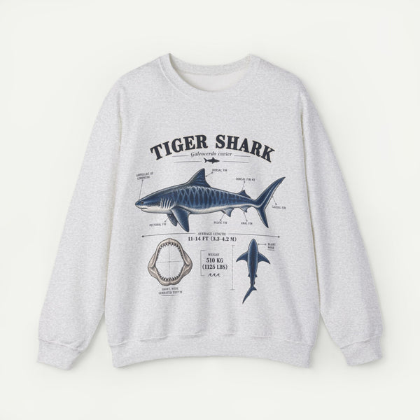 Tiger Shark Anatomy Sweatshirt