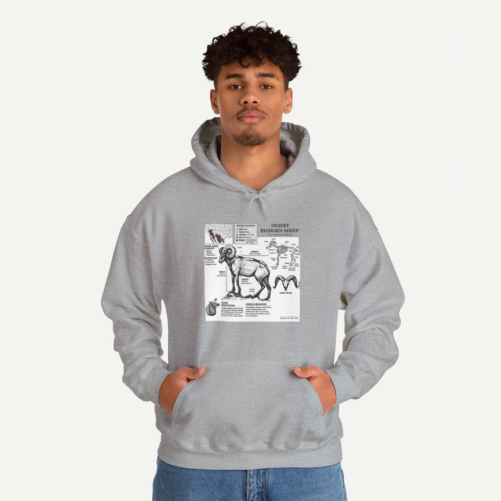 Dog Anatomy Hoodie – Vintage Canine Diagram Sweatshirt