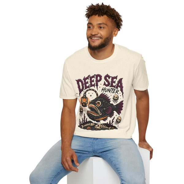 Deep Sea Hunter T-Shirt — Anglerfish Graphic Tee