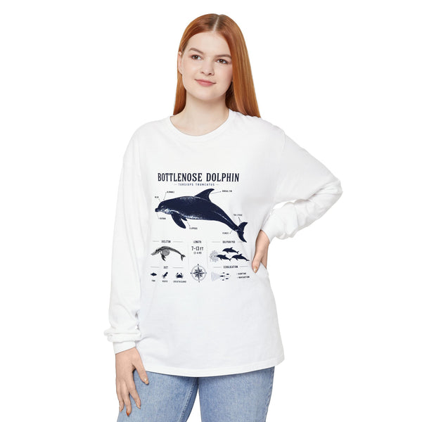 Bottlenose Dolphin Anatomy Long Sleeve Tee