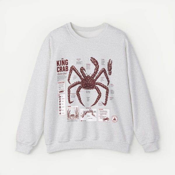 King Crab Anatomy Sweatshirt