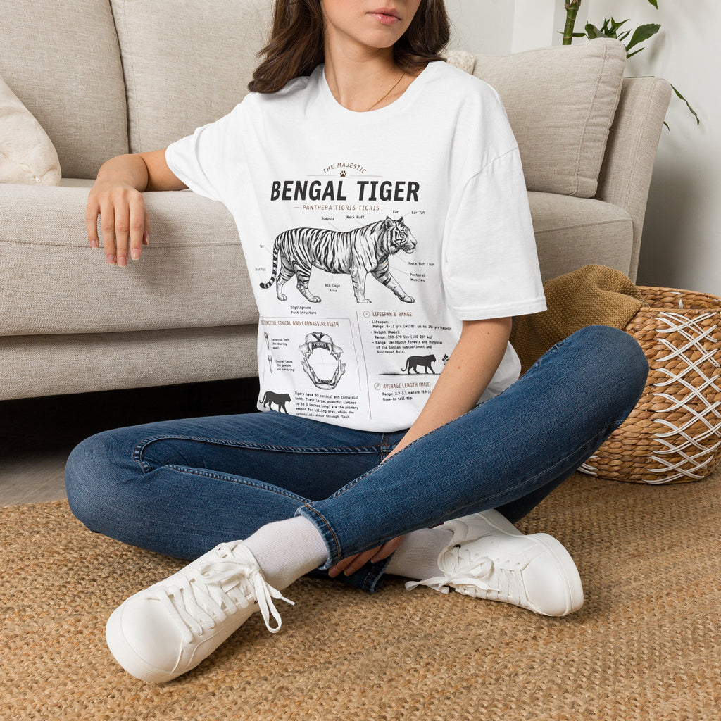 Bengal Tiger Vintage Anatomy T-Shirt