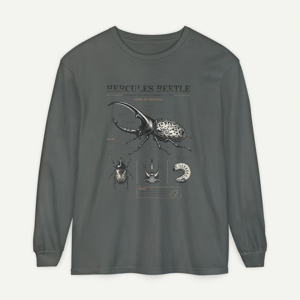 Hercules Beetle Anatomy Long Sleeve Tee