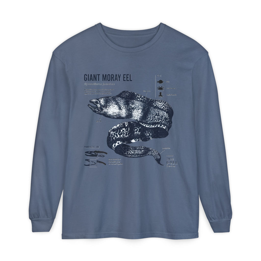 Giant Moray Eel Anatomy Long Sleeve Shirt