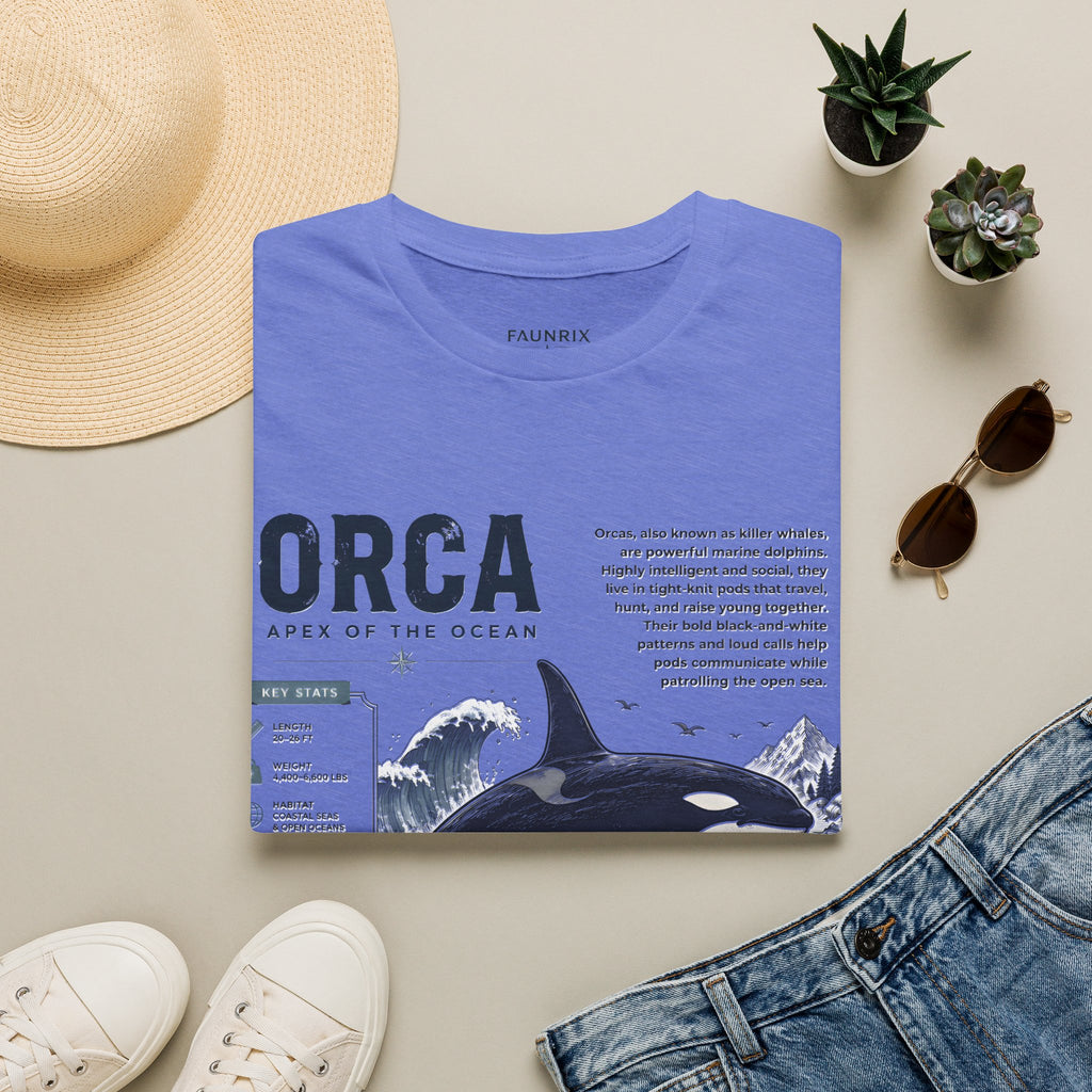 Orca Apex of the Ocean Anatomy T-Shirt – Vintage Marine Whale Illustration Tee