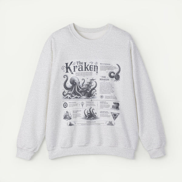 Kraken Illustration Crewneck Sweatshirt