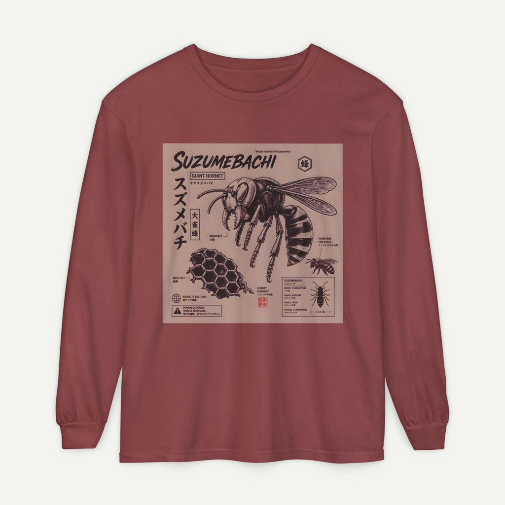 Suzumebachi Hornet Anatomy Long Sleeve Tee