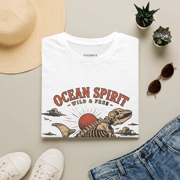 Ocean Spirit T-Shirt — Wild & Free Sea Turtle Graphic Tee