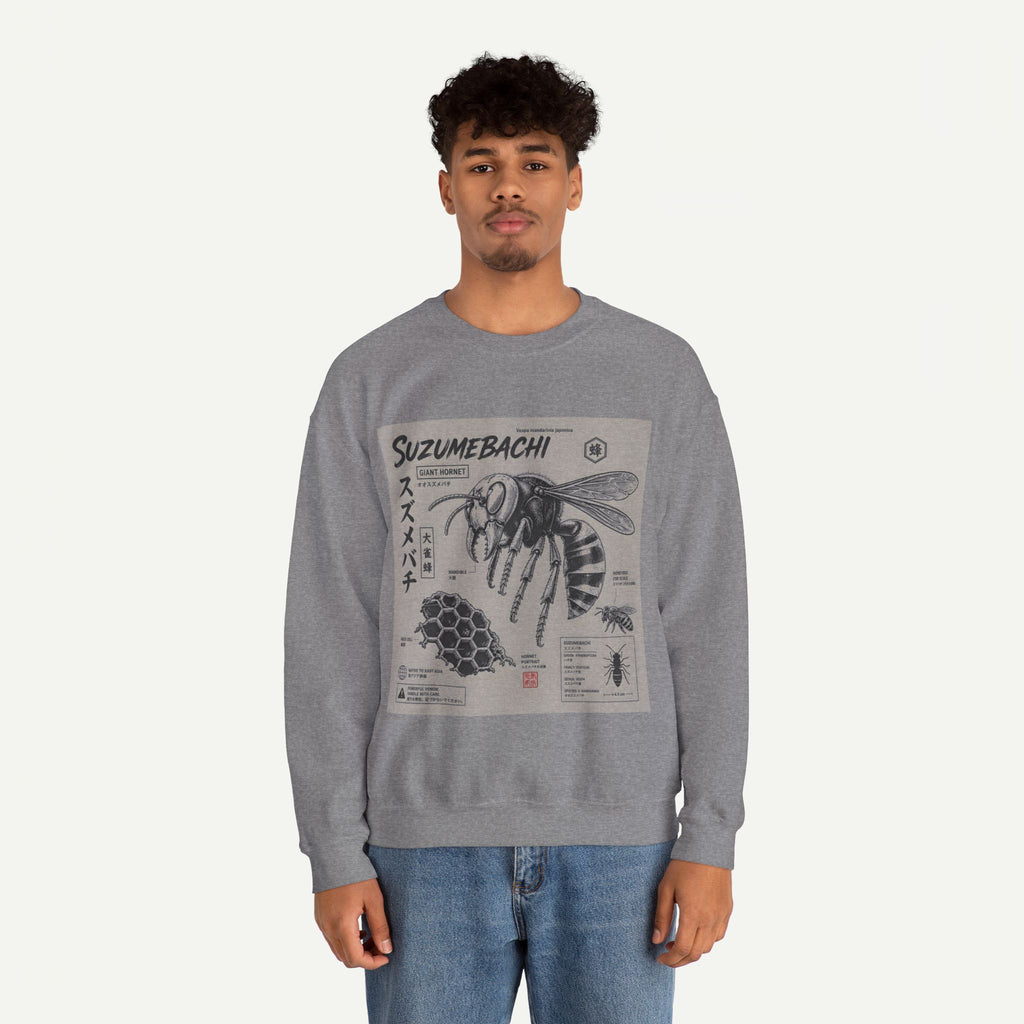 Suzumebachi Hornet Anatomy Crewneck Sweatshirt