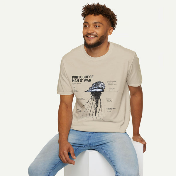 Portuguese Man O' War Anatomy T-Shirt — Marine Biology Graphic Tee