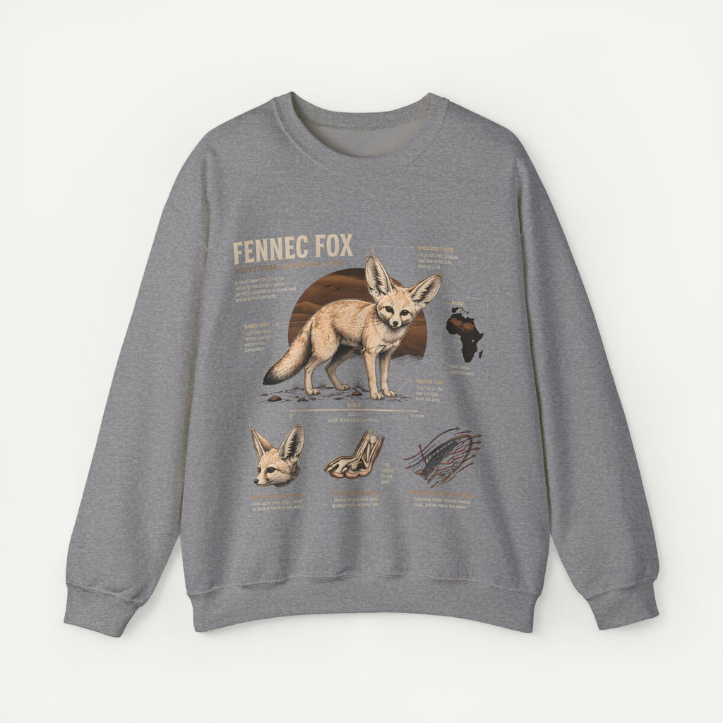 Fennec Fox Anatomy Sweatshirt – Wildlife Anatomy Crewneck