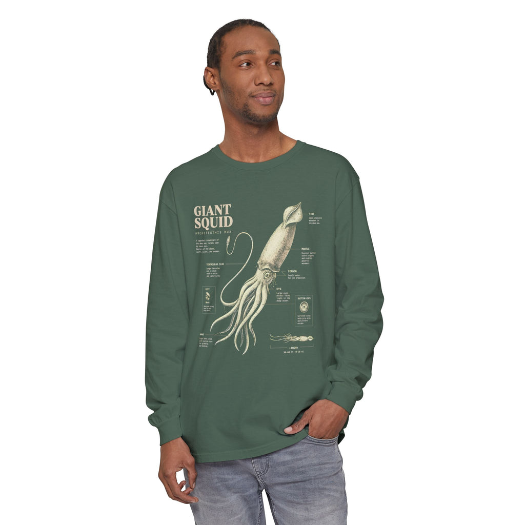 Giant Squid Anatomy Long Sleeve Tee