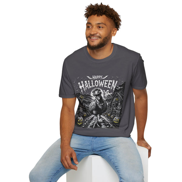 Halloween Vintage Goose T-Shirt — Happy Halloween Retro Horror Graphic