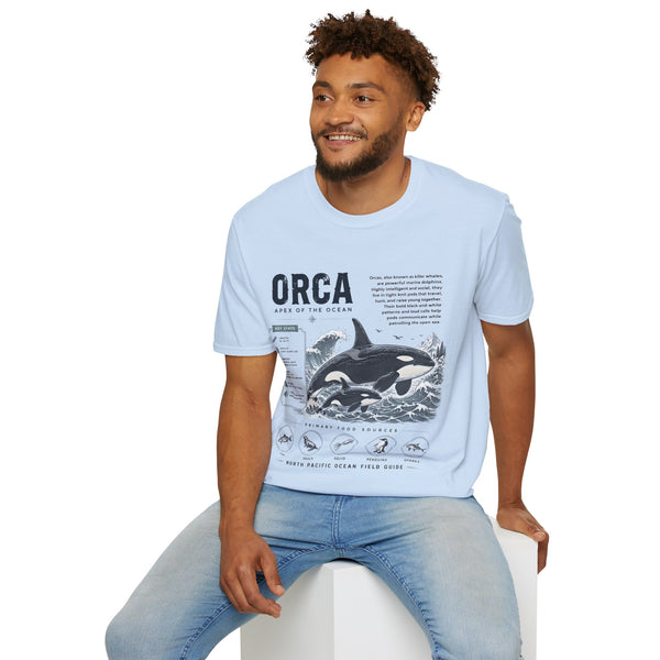 Orca Apex of the Ocean Anatomy T-Shirt – Vintage Marine Whale Illustration Tee