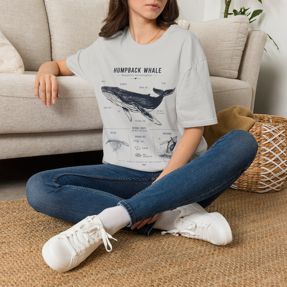 Humpback Whale Anatomy T-Shirt