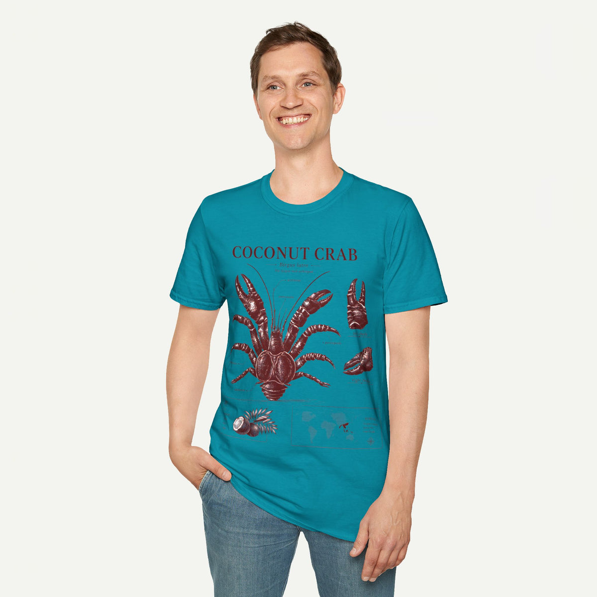Coconut Crab Anatomy T-Shirt