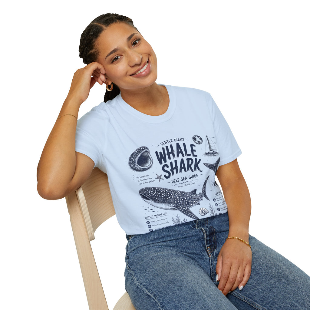 Whale Shark Anatomy T-Shirt — Deep Sea Guide Graphic Tee