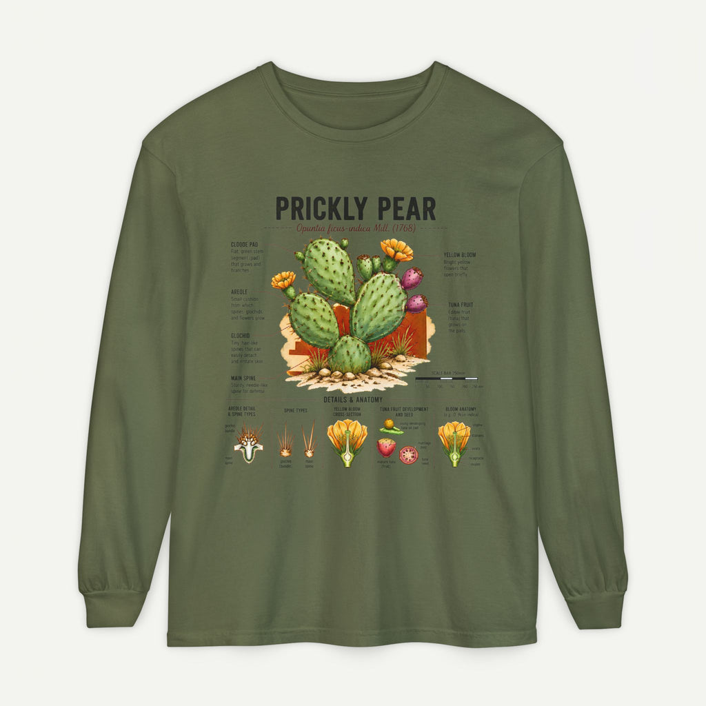 Prickly Pear Botanical Long Sleeve Shirt