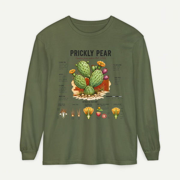 Prickly Pear Botanical Long Sleeve Shirt