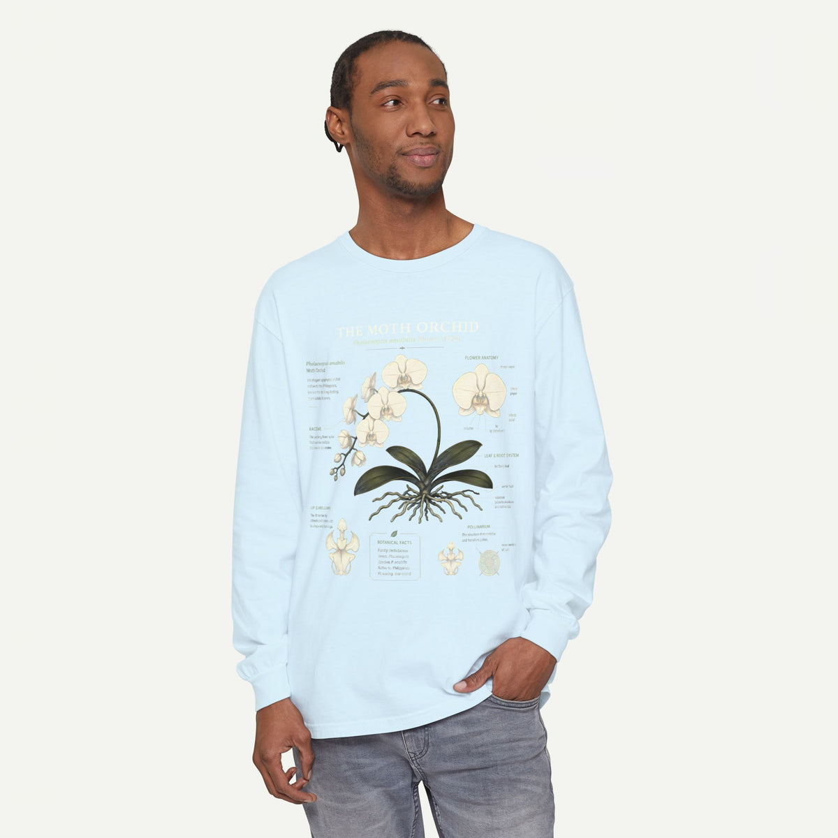Orchid Anatomy Long Sleeve Tee