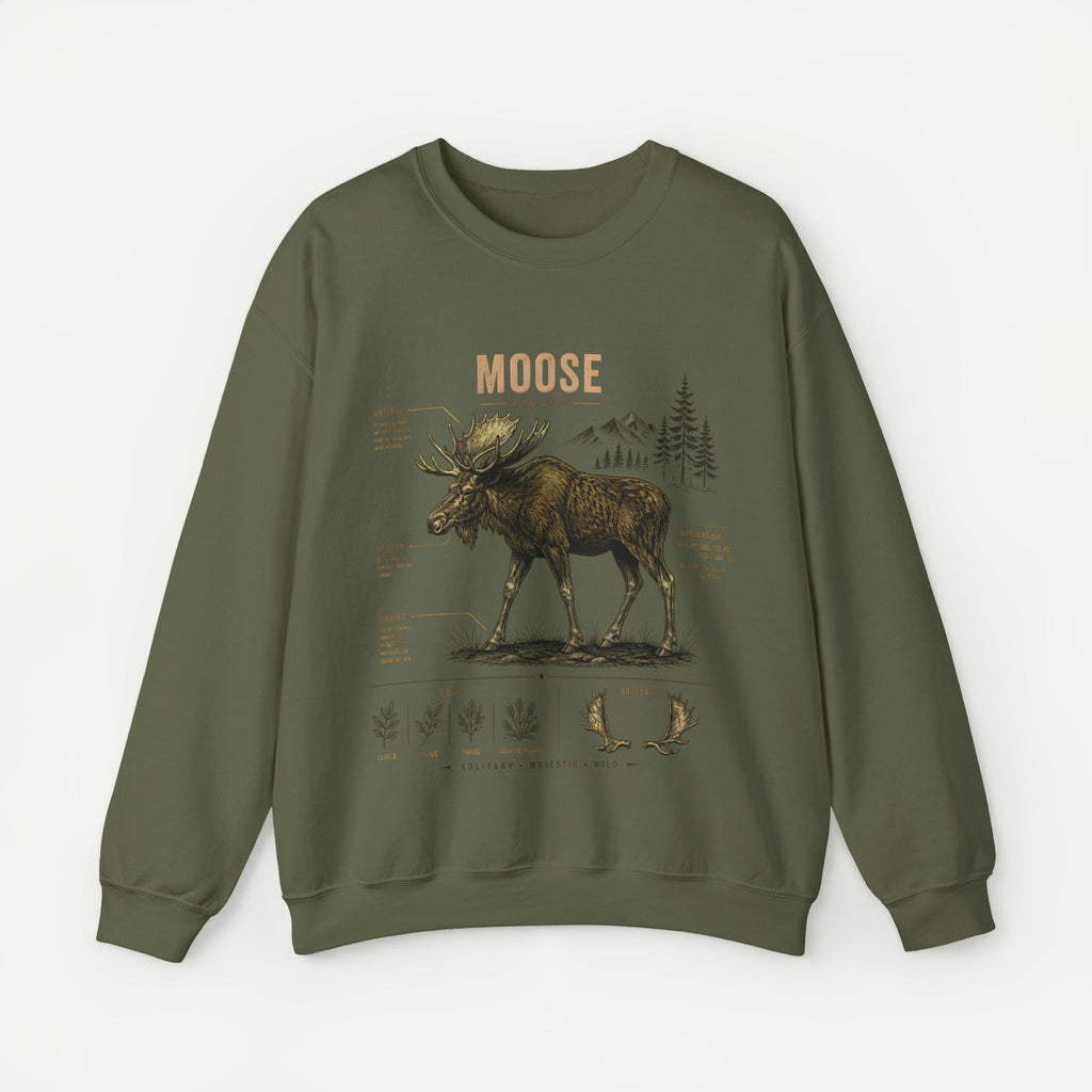Moose Anatomy  Sweatshirt