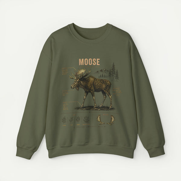 Moose Anatomy  Sweatshirt