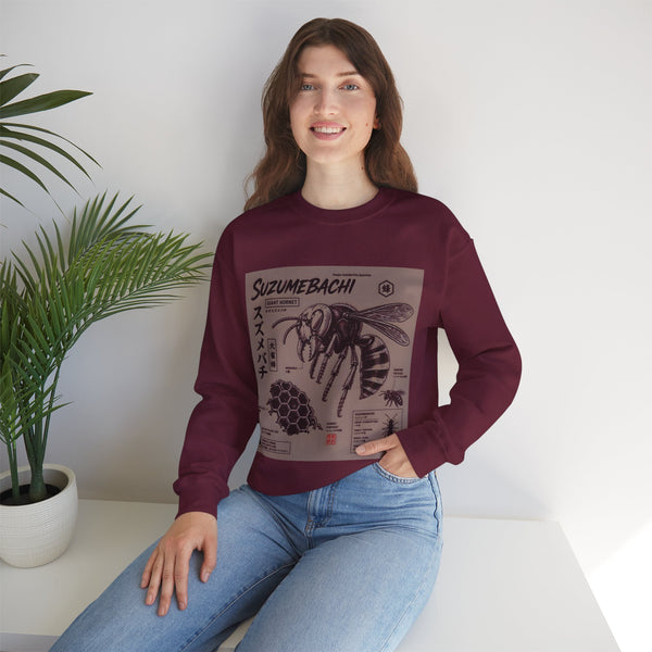 Suzumebachi Hornet Anatomy Crewneck Sweatshirt