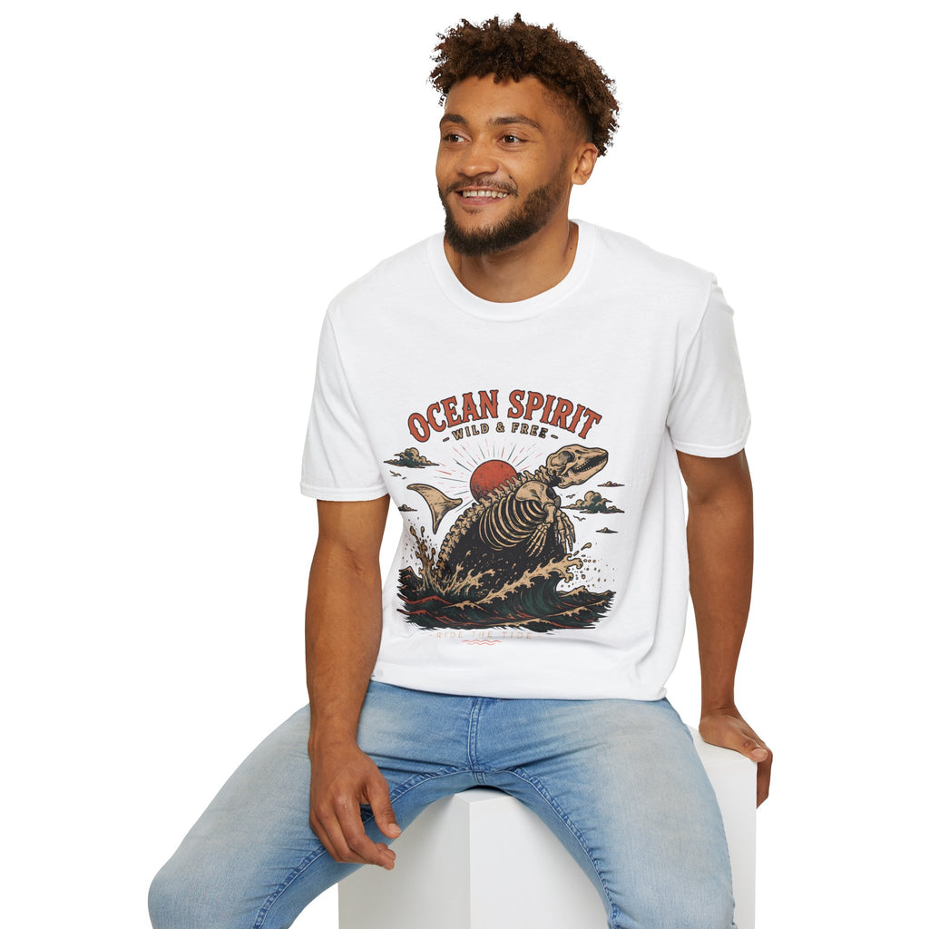 Ocean Spirit T-Shirt — Wild & Free Sea Turtle Graphic Tee