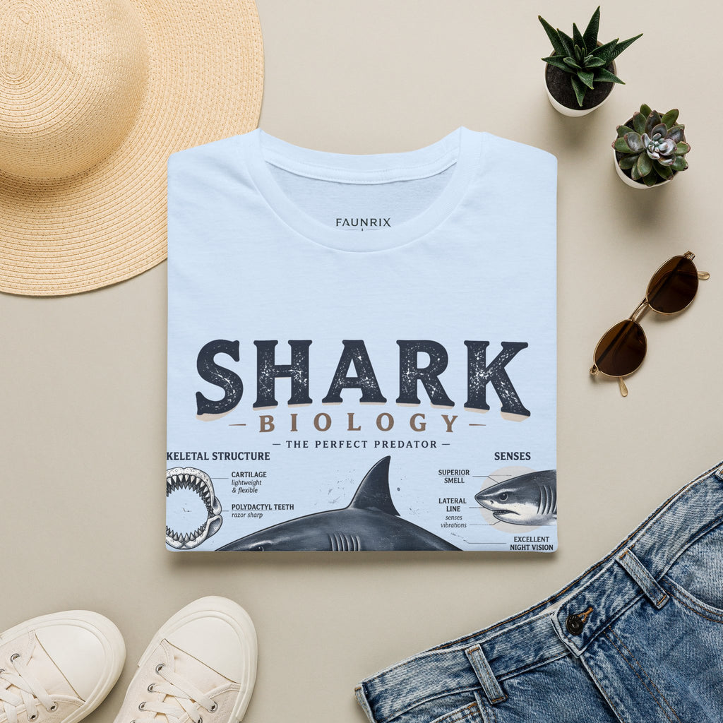 Shark Biology T-Shirt — Vintage Anatomy Graphic Tee