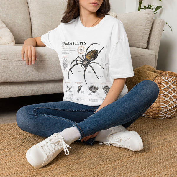 Spider Anatomy T-Shirt — Epephila Pilipis Scientific Illustration Tee