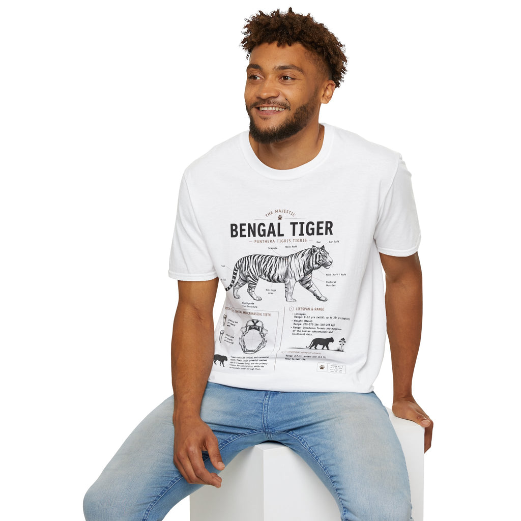 Bengal Tiger Vintage Anatomy T-Shirt