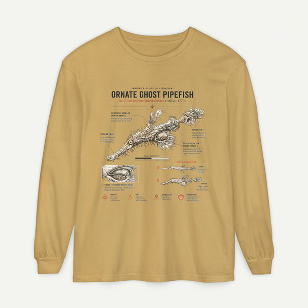 Ornate Ghost Pipefish Anatomical Long Sleeve Tee