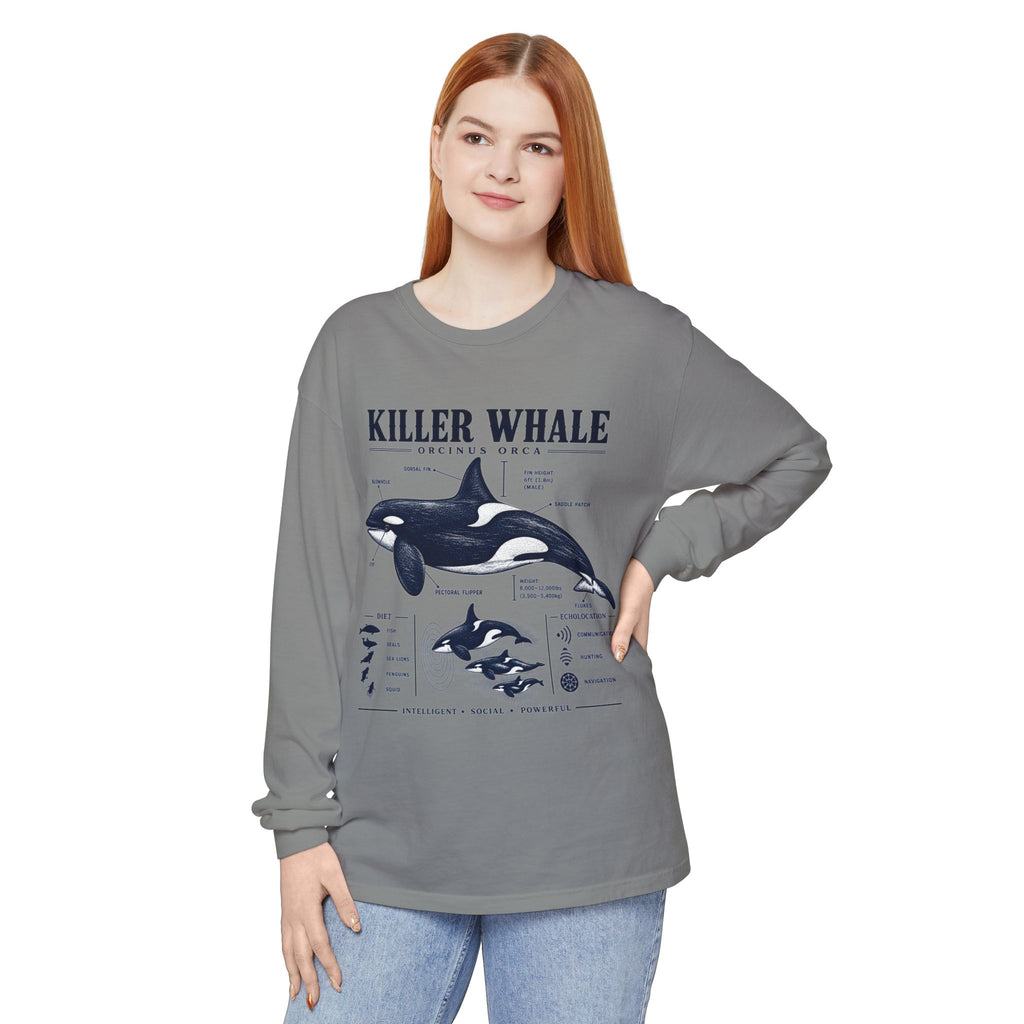 Killer Whale Anatomy Long Sleeve Tee