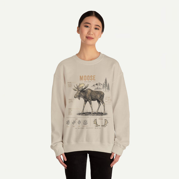 Moose Anatomy  Sweatshirt