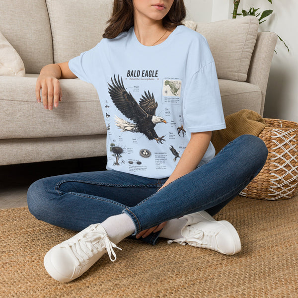 Bald Eagle Anatomy Field Guide T-Shirt