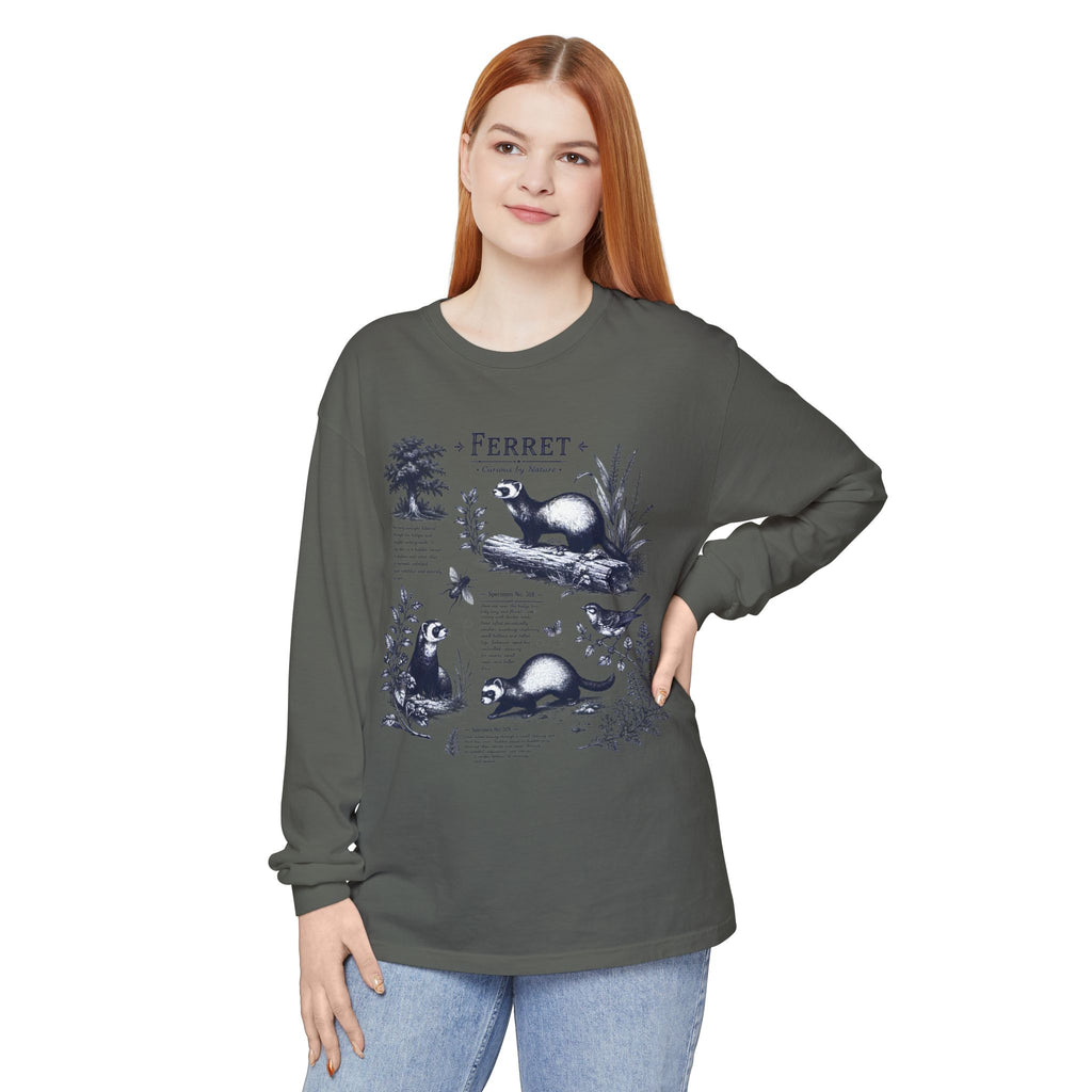 Ferret Vintage Anatomy Long Sleeve Tee