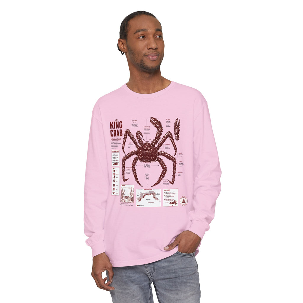 King Crab Anatomy Long Sleeve T-Shirt